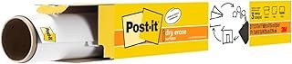 Post-it Dry Erase Whiteboard Film Surface for Walls, Doors, Tables, Chal...