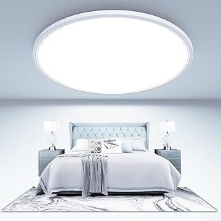 libtit Large LED Ceiling Light 16.5Inch, 4200LM 36W Bright Flush Mount L...