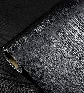 Black Wallpaper - Wood Peel and Stick Wallpaper – Black Wood Self-Adhesi...