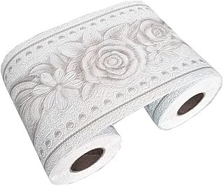 UPREDO 3D Decorative Floral Molding Waterproof Wallpaper Border Peel and...