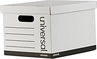 Universal Basic-Duty Economy Record Storage Boxes, 10 Pack, Letter/Legal...