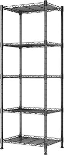 REGILLER 5-Wire Shelving Metal Storage Rack Adjustable Shelves,Standing ...