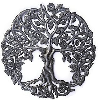 It's Cactus Small Tree of Life Metal Wall Decor, Celtic Themed Artwork, ...