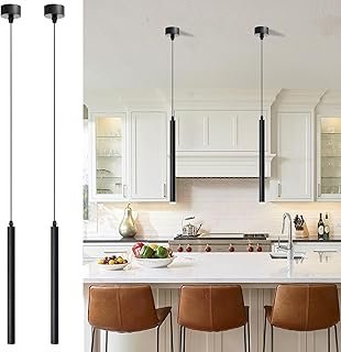 Pendant Lights Kitchen Island 2 Pack, Modern LED Pendant Light for Bedro...