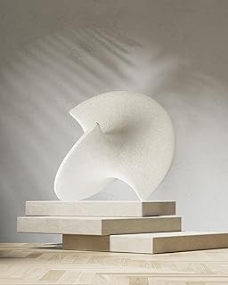 UPWOIGH White Ceramic Inspired Decor, Small Handmade Premium Personalize...