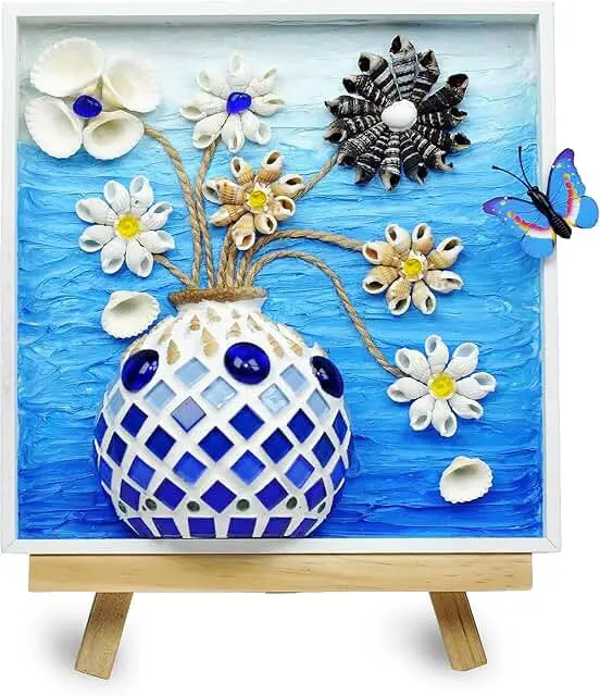 DIY Vase Mosaic Tiles for Crafts Painting Kits, DIY Arts and Craft Kits ...