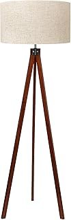 LEPOWER Wood Tripod Floor Lamp, Mid Century Standing Lamp, Modern Design...