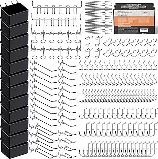 INCLY 278PCS Pegboard Accessories Organizer Kit, Peg Board Hooks Assortm...