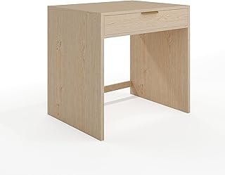 Martha Stewart Kayden Home Office Modular Desk with Drawer in Light Natu...