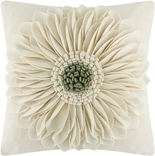 3D Sunflower Handmade Throw Pillow Covers Decorative Floral Pillowcases ...