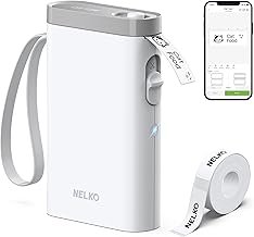 Nelko Label Maker Machine with Tape, P21 Bluetooth Label Printer, Wirele...