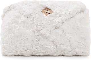 UGG Faux Fur Throw Blanket, Luxury Cozy Soft Throw for Couch, Double-Sid...