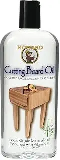 Howard Products Food Grade Mineral Oil for Wood Cutting Board - 12 oz, P...