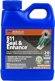 Miracle Sealants 511 Seal & Enhance Premium Enhancing Sealer for Stone &...