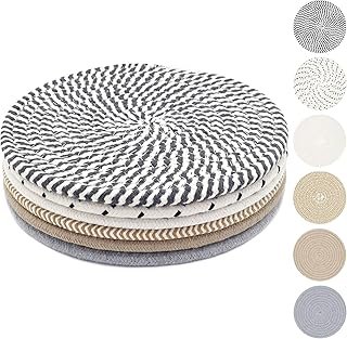 8 Inch Trivets for Hot Dishes, Hot Pots and Pans, Thick Heat Resistant L...