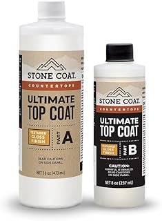Stone Coat Countertops Ultimate Top Coat Epoxy - DIY Epoxy Resin Kit wit...