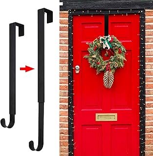 GP Life Wreath Hanger for Front Door, Adjustable from 15 to 25 Inches Ha...