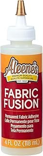 Aleene's Fabric Fusion Glue 4 oz, Permanent and Washable Adhesive, No-Se...