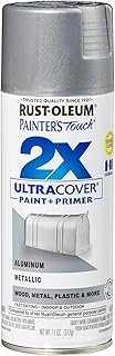 Rust-Oleum 334058 Painter's Touch 2X Ultra Cover Spray Paint, 11 oz, Met...