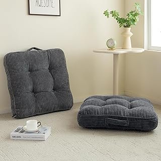 Washable Floor Pillow Cushion for Adults, Meditation Cushion Pillow, Lar...
