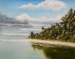 Calm Water in Watercolors - Wall Art – Ink on Matte Stock Paper - Paper ...