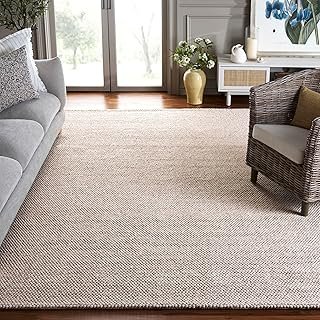 SAFAVIEH Area Rug 8x10 - Natura Collection - Large - Beige & Ivory, Hand...
