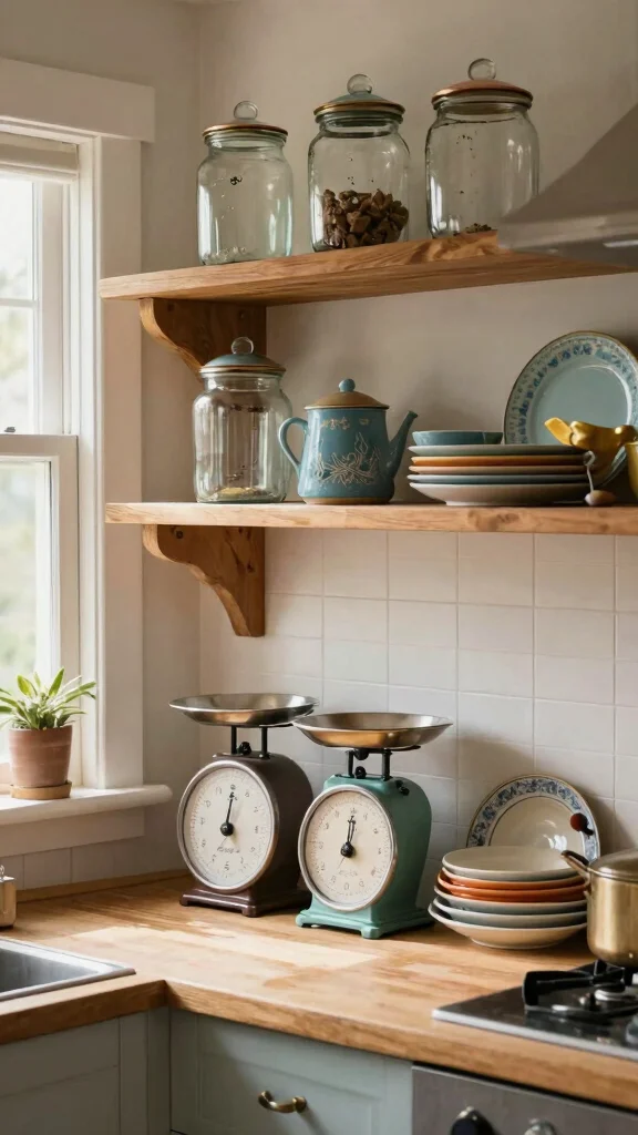 16 Coastal Kitchen Design Ideas: Bring the Beach Inside - 8. Vintage Coastal Accents 1