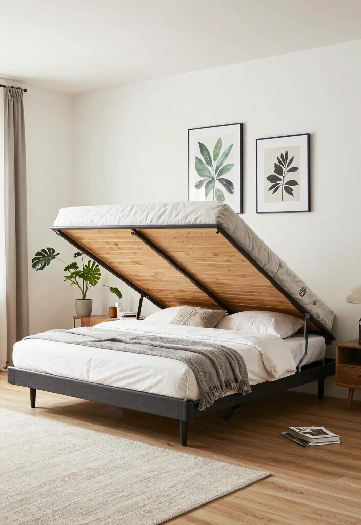 16 Furniture Ideas for Small Living Rooms - 10. Murphy Bed: Effortless Transformation 1