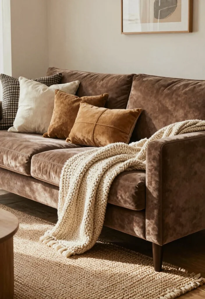 16 Furniture Set Up Tips for Living Room Layout - 13. Layer Textures for Depth 1