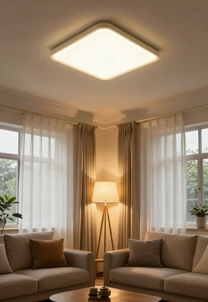 16 Furniture Set Up Tips for Living Room Layout - 8. Implement Smart Lighting 1