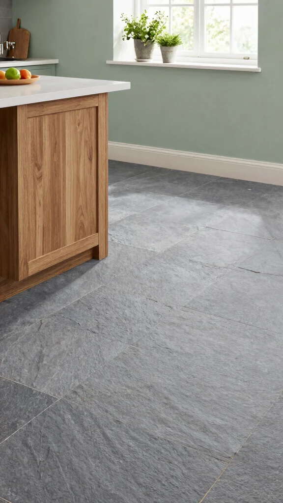 16 Kitchen Tile Design Ideas: Patterns, Colors & Installation Tips - 6. Nature-Inspired Stone Tiles 1