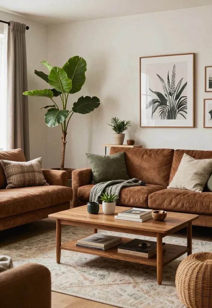 16 Living Room Decor Ideas with Brown Furniture - Conclusion 1