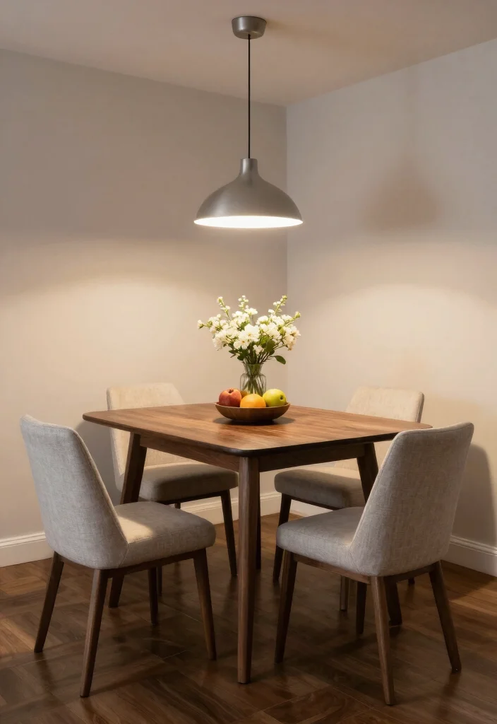 16 Living Room with Dark Wood Furniture Inspiration - 5. Dark Wood Dining Nooks 1