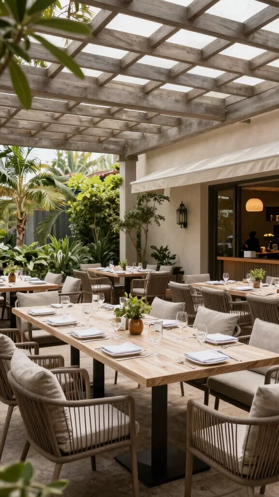 16 Outdoor Kitchen Design Ideas: Extend Your Living Space - 12. Open-Air Dining Spaces 1