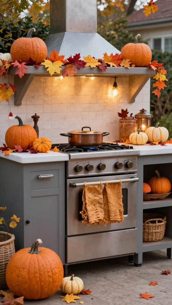 16 Outdoor Kitchen Design Ideas: Extend Your Living Space - 14. Seasonal Decor and Themes 1