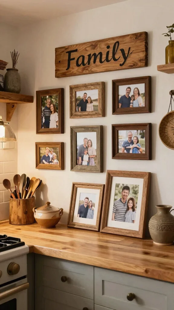 16 Rustic Kitchen Design: Charming Ideas for a Cozy Space - 14. Personalized Touches 1