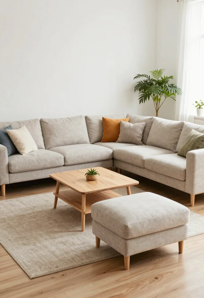 16 Ways to Place Furniture in Living Room Effectively - 2. Embrace Modular Furniture 1