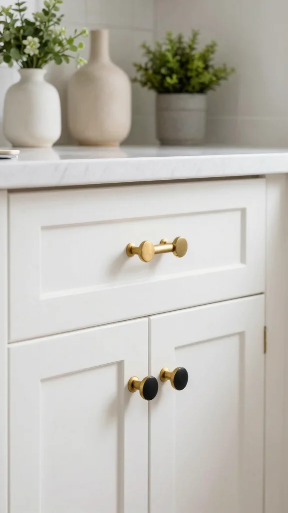 17 Big Kitchen Ideas: How to Design a Grand Modern Kitchen - 12. Unique Hardware Choices 1