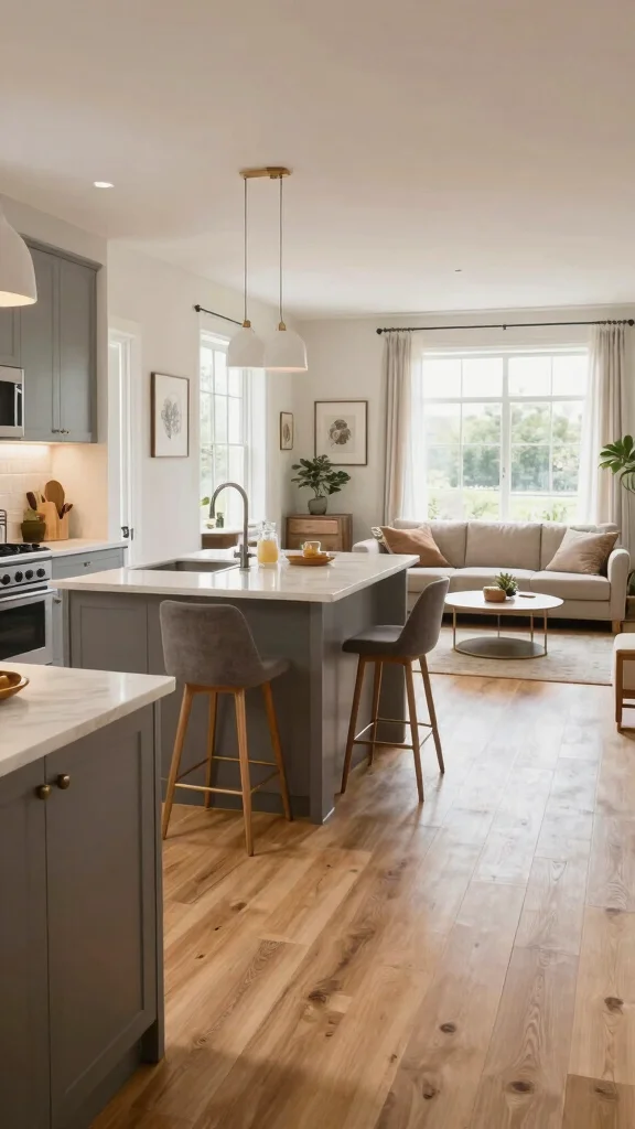 17 Contemporary Kitchen Design Ideas: Sleek and Sophisticated Spaces - 2. Open Concept Layout 1