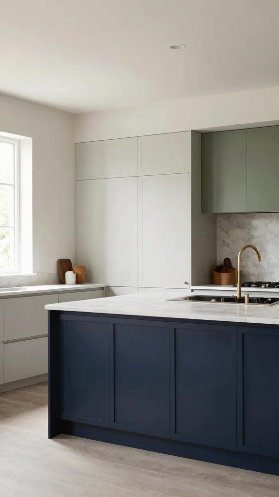 17 Contemporary Kitchen Design Ideas: Sleek and Sophisticated Spaces - 7. Harmonious Color Palettes 1