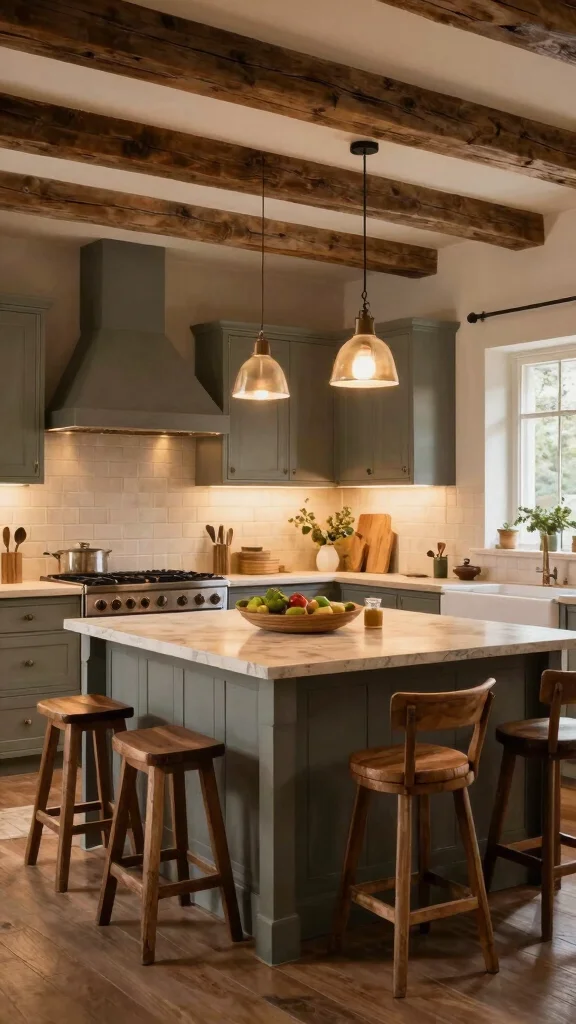 17 French Country Kitchen Design Ideas: Rustic European Charm - 15. Functional Layouts 1