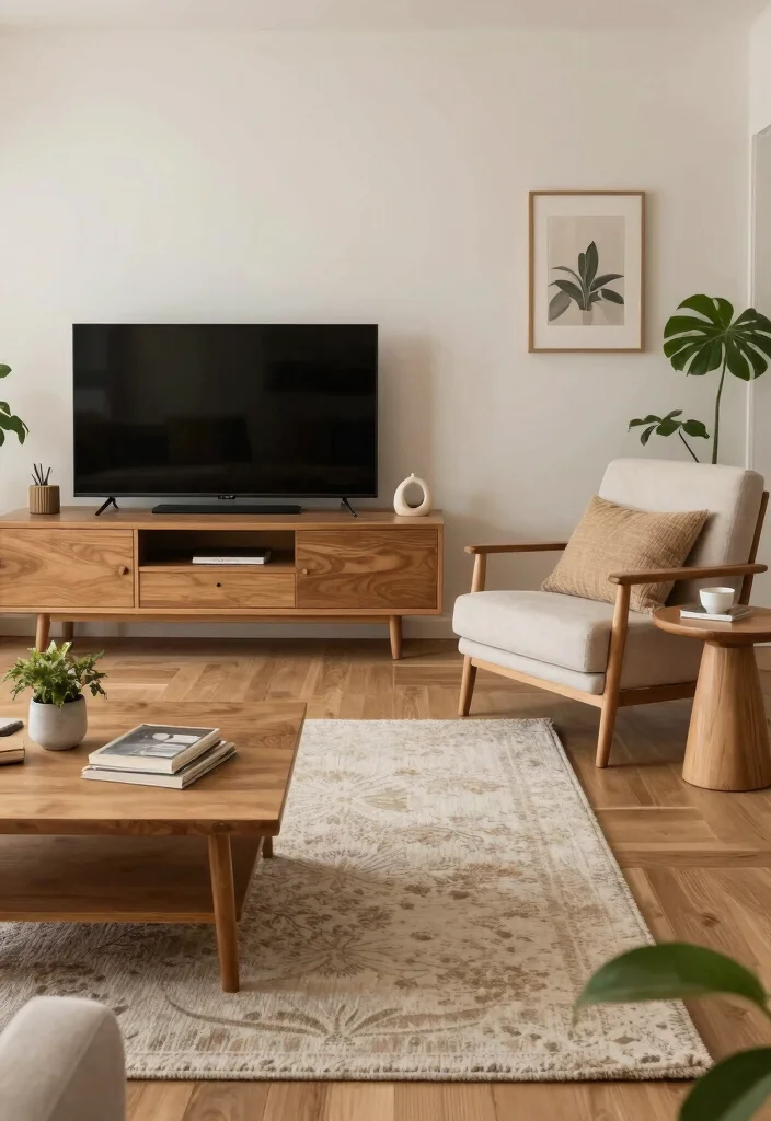 17 Furniture Placement Ideas in Living Room with TV - 8. Zone Separation 1