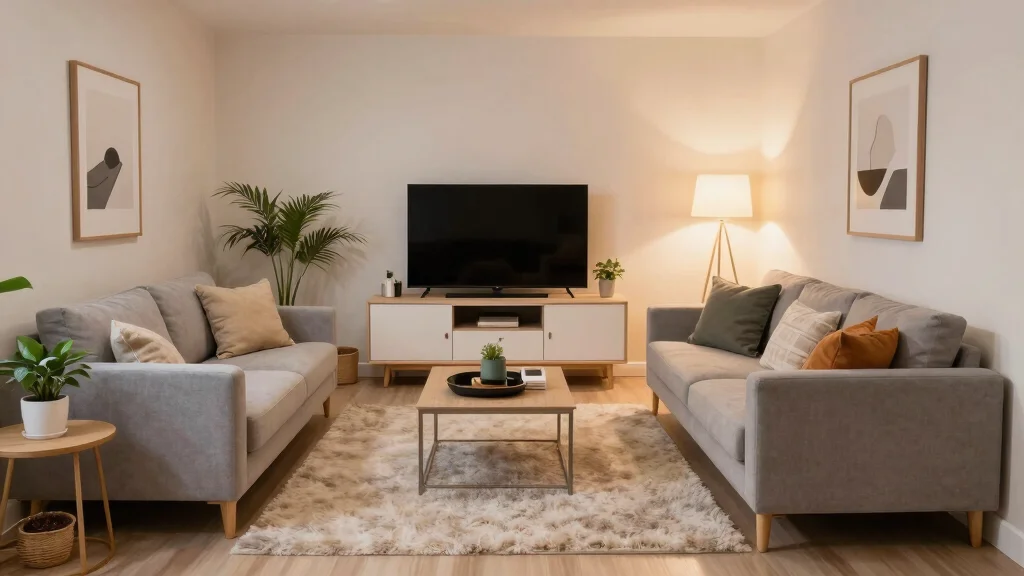 17 Furniture Placement Ideas in Living Room with TV