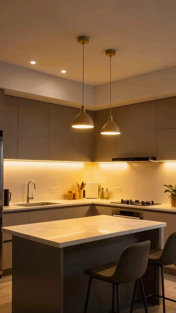 17 IKEA Kitchen Design Ideas: Budget-Friendly Modern Kitchens - 10. Integrated Lighting 1