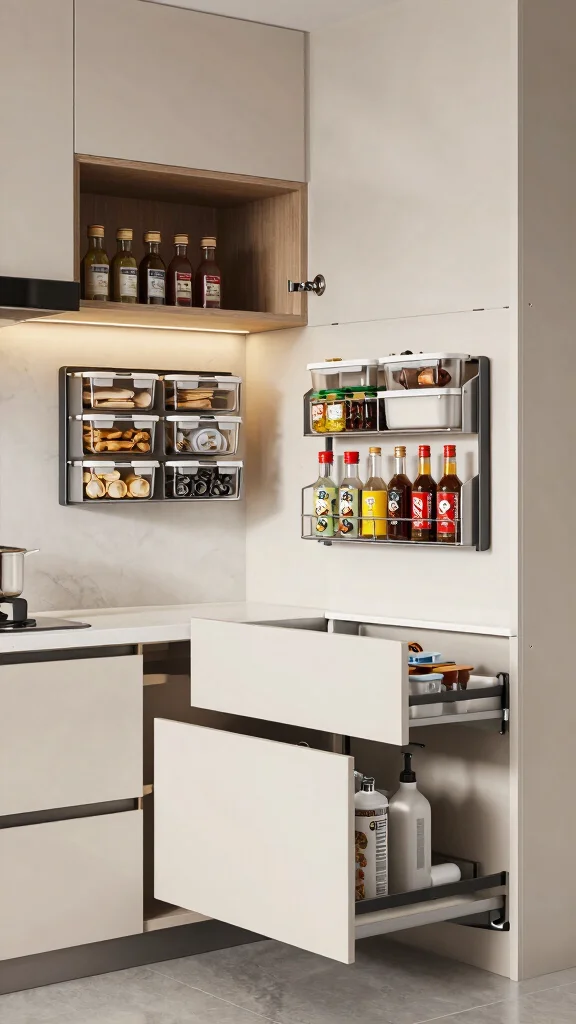 17 IKEA Kitchen Design Ideas: Budget-Friendly Modern Kitchens - 6. Smart Storage Solutions 1