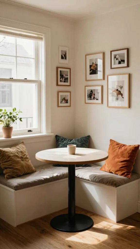 17 Kitchen Bar Design Ideas: Create a Stylish Breakfast Nook - 5. Cozy Corner Nook 1