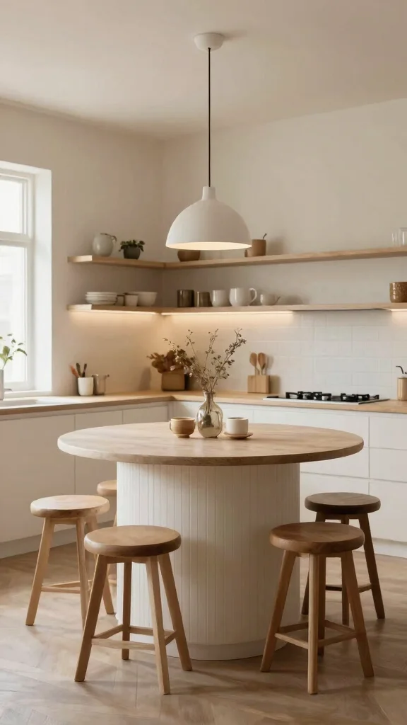 17 Kitchen Island Design Ideas: Center Your Style & Functionality - 15. Minimalistic Bistro Vibes 1