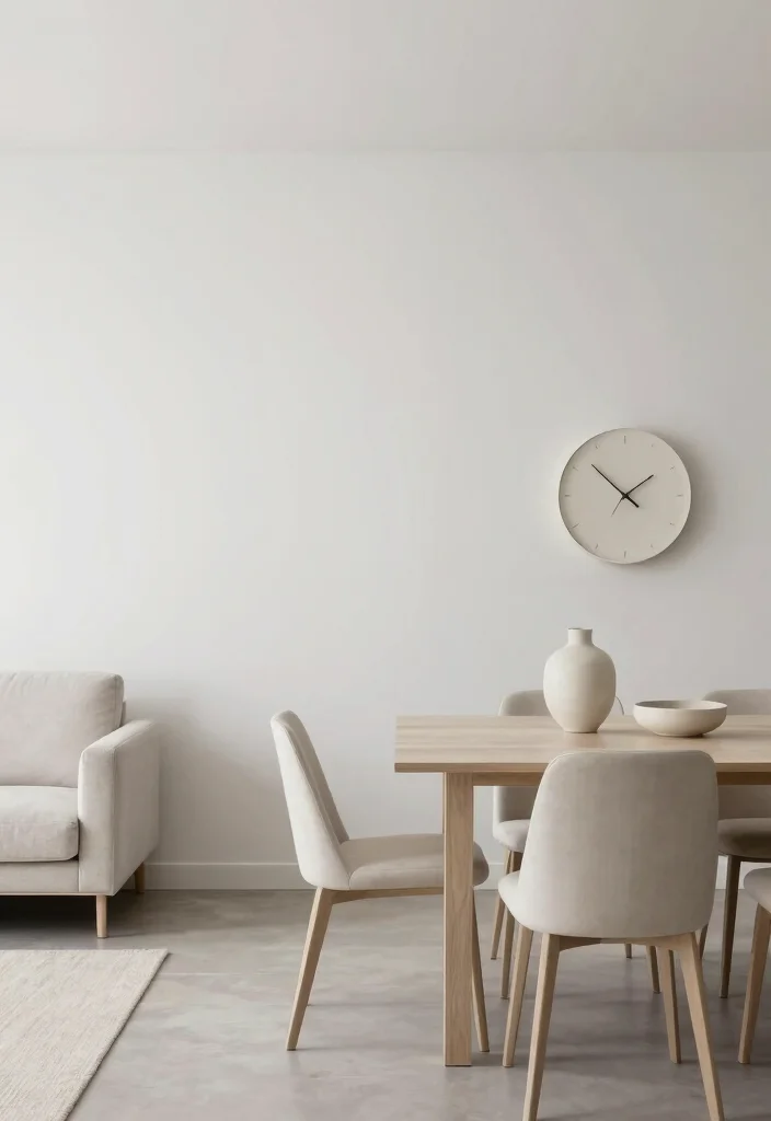 17 Living Room Dining Room Combo Layout and Furniture Placement Ideas - 17. Embrace Minimalism for Clarity 1