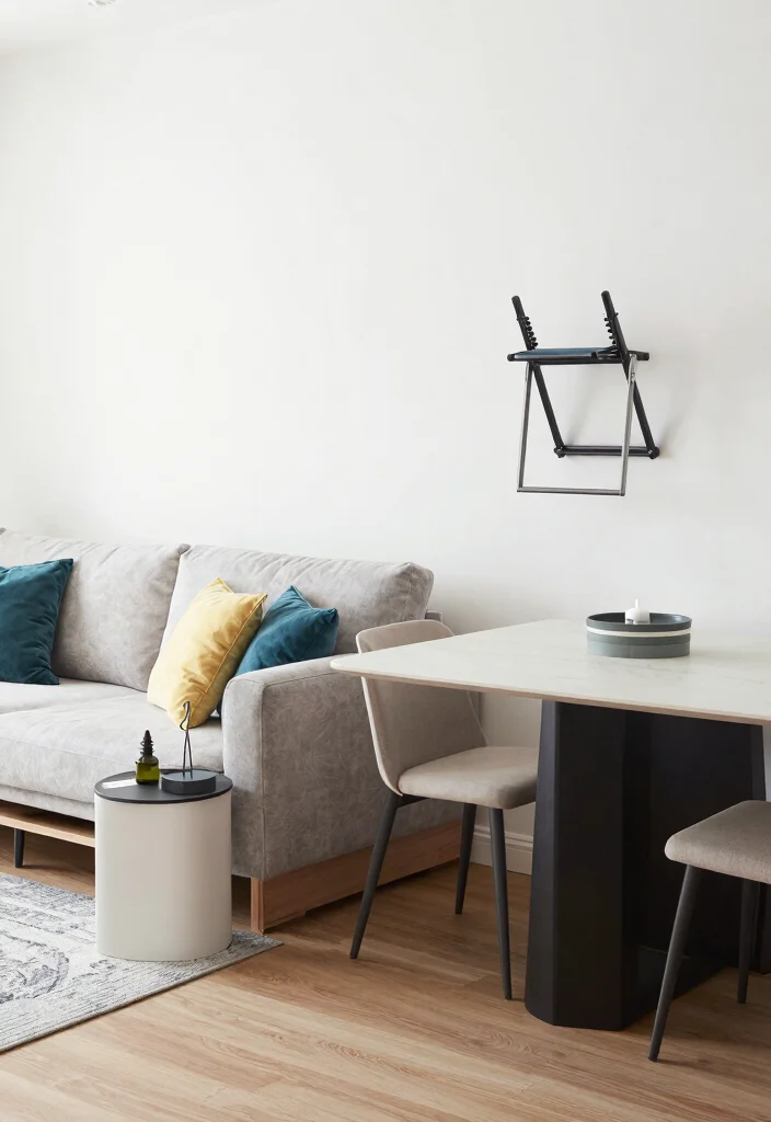 17 Living Room Dining Room Combo Layout and Furniture Placement Ideas - 3. Multi-functional Furniture Magic 1