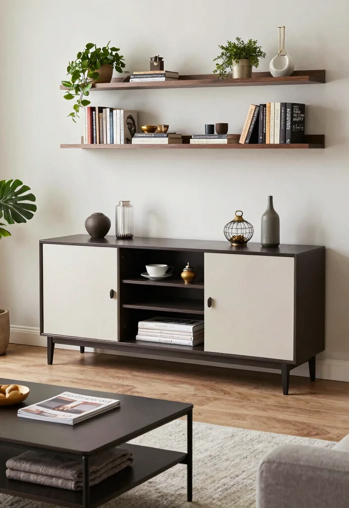 17 Living Room Dining Room Combo Layout and Furniture Placement Ideas - 9. Stylish Storage Solutions 1